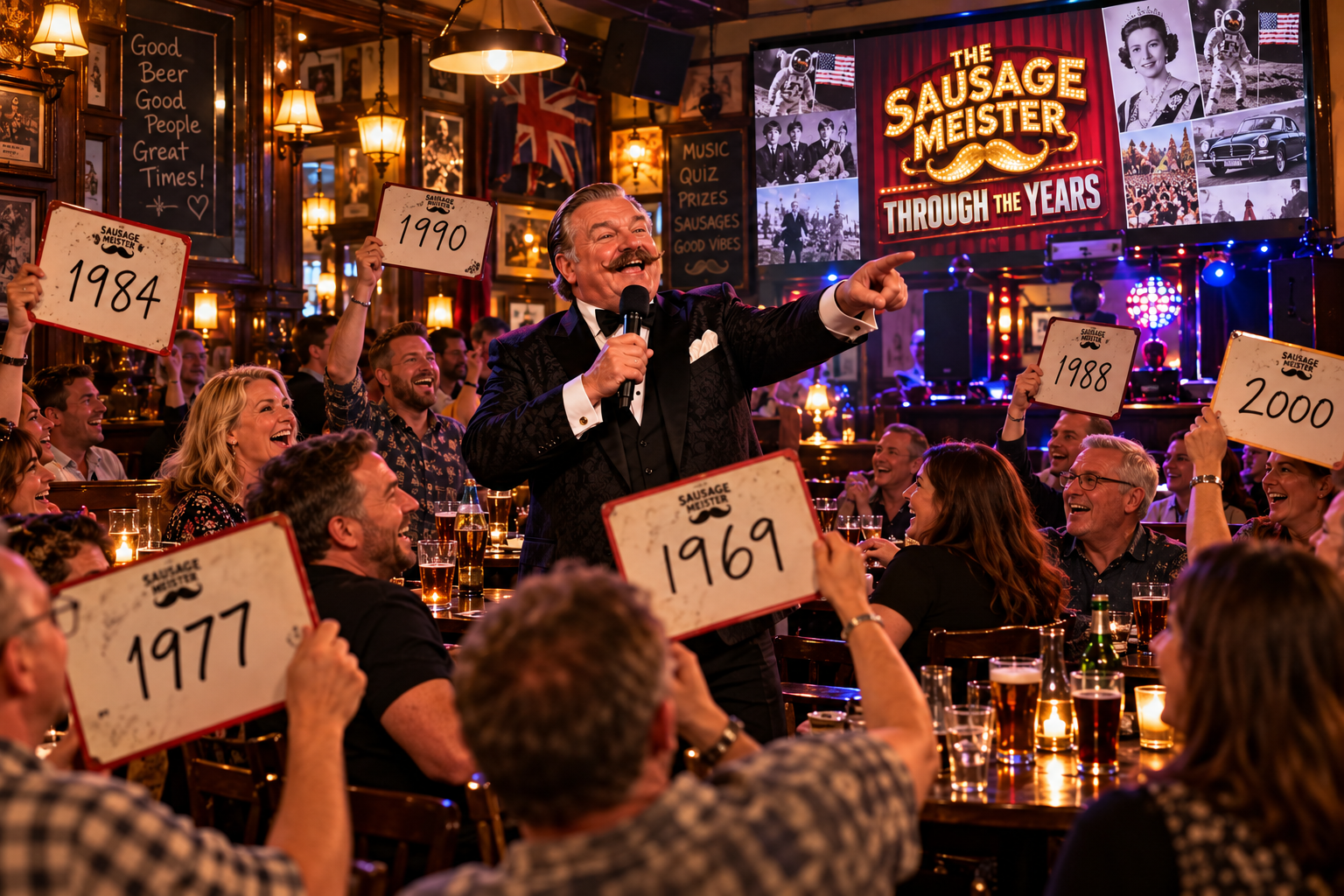 Sausage Meister Through the Years Pub Quiz