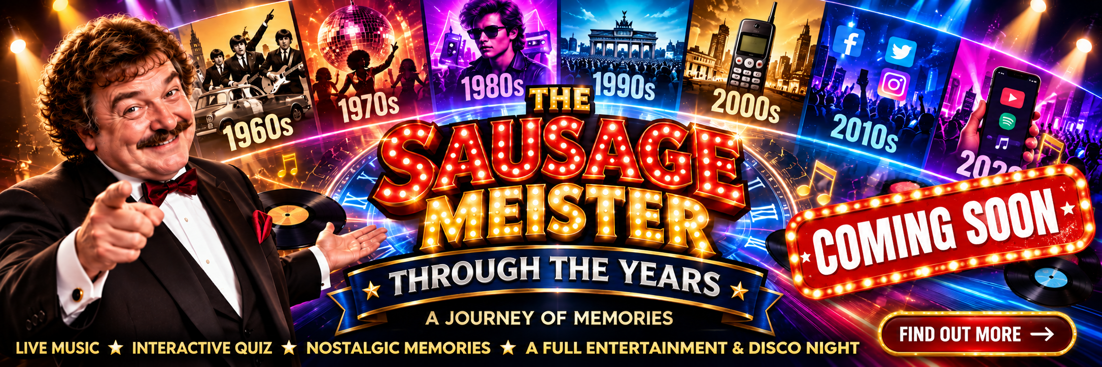 The Sausage Meister_ Through the Years Banner